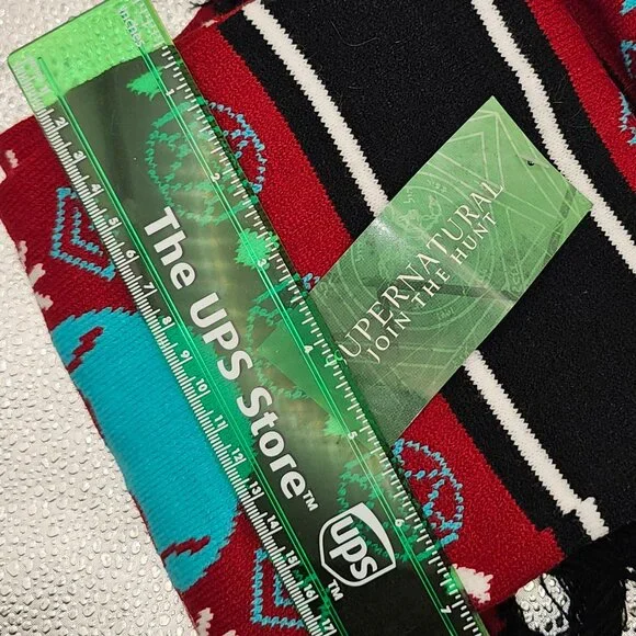 Supernatural Culturefly Fair Isle Scarf NWT - Picture 2 of 3